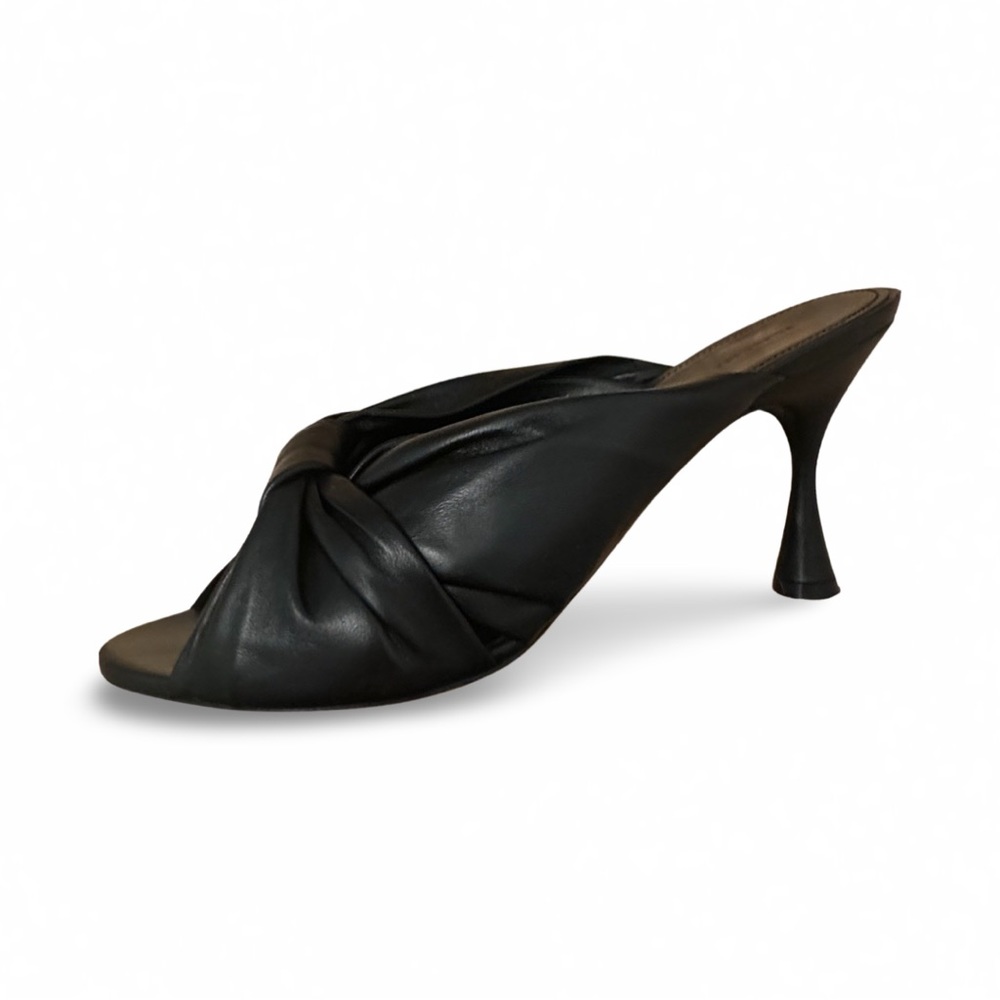 Balenciaga Black Leather Heels